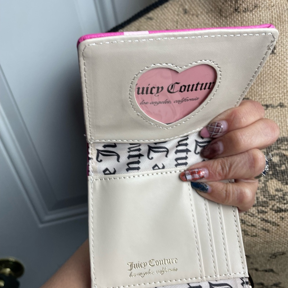 Juicy Couture Cherry ๐ on Top Trifold Wallet - Picture 3 of 5